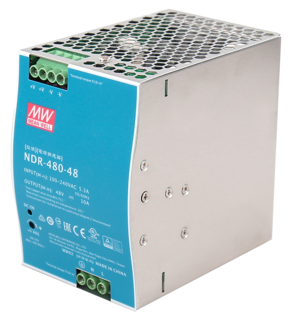 Industrial DINRail Mount Power Supply Unit (PSU) 480 W (509091)