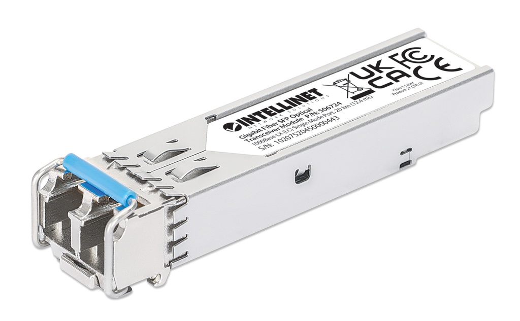 Intellinet Gigabit Fiber SFP Optical Transceiver Module 506724 