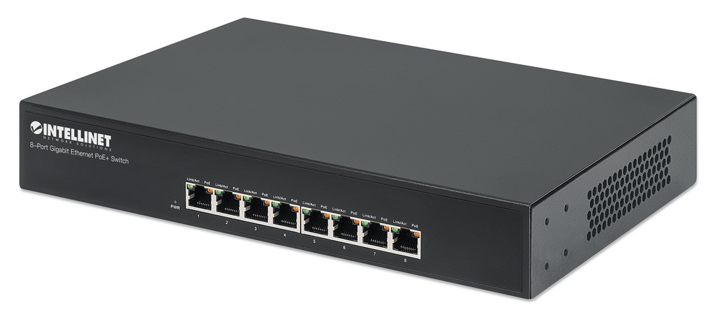 8-Port Gigabit Ethernet PoE+ Switch