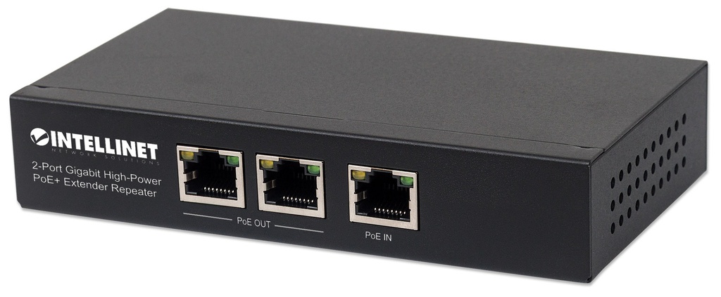 2-Port Gigabit High-Power PoE+ Extender Repeater