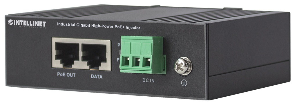 Industrial Gigabit High-Power PoE+ Injector