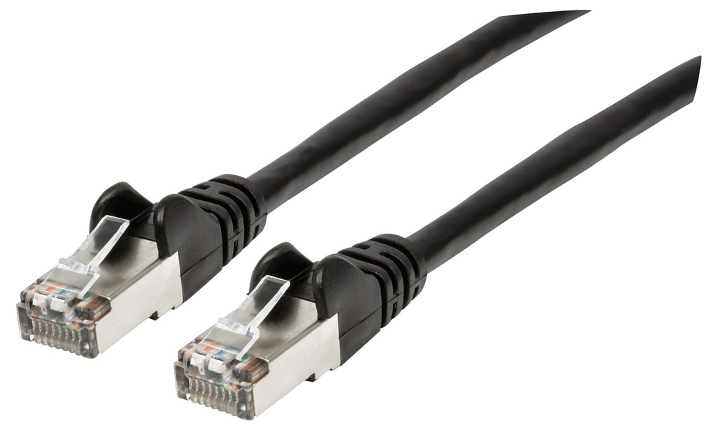 3ft Black Cat6A SFTP Patch Cable