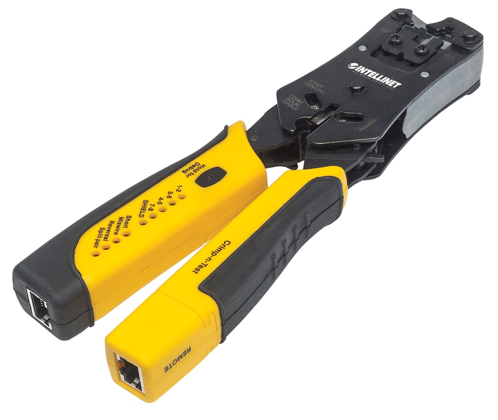 Universal Modular Plug Crimping Tool and Cable Tester