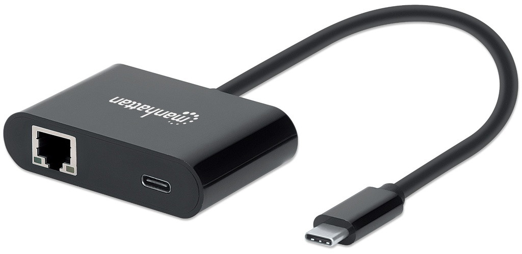 USB-C to Gigabit Network Adapter with Power Delivery Port
