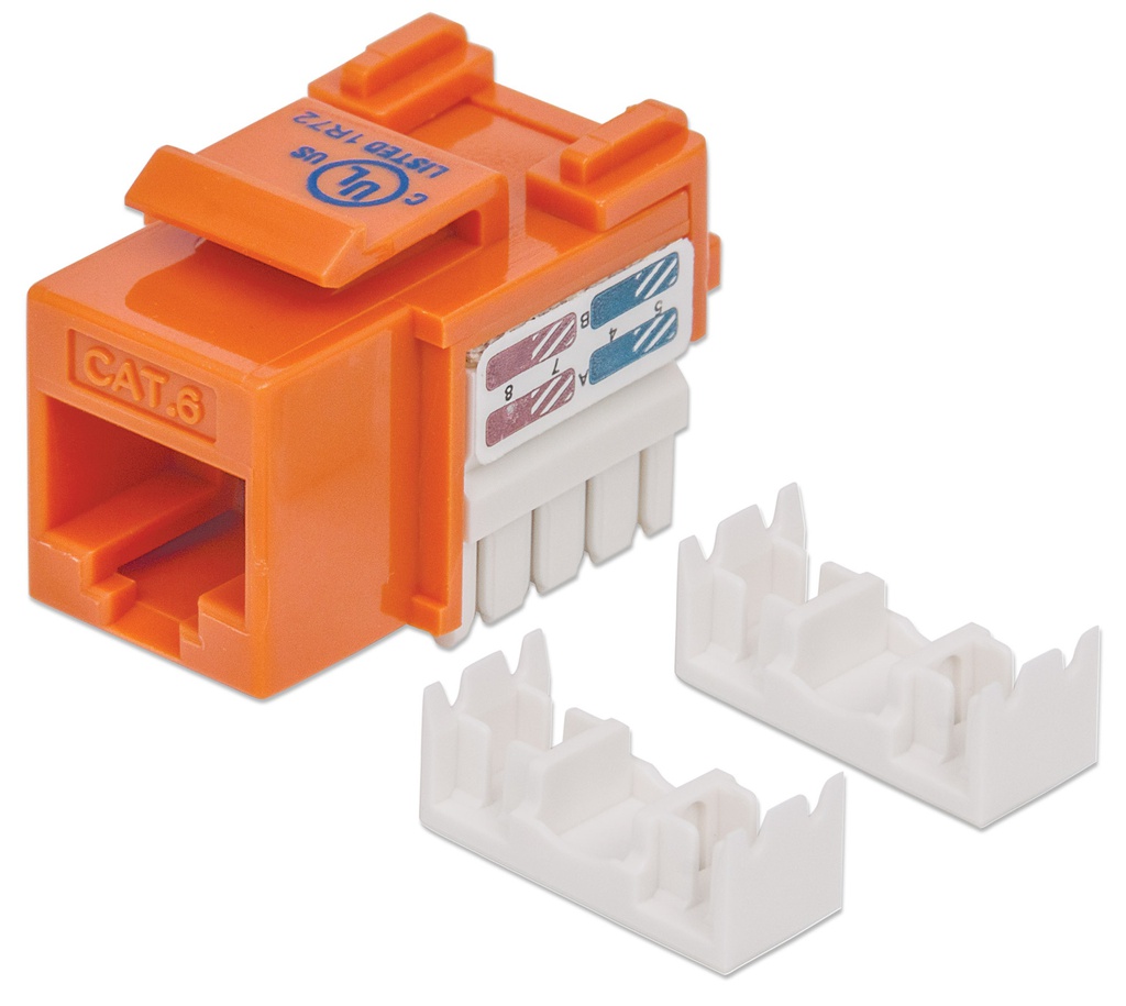 Cat6 Keystone Jack Orange