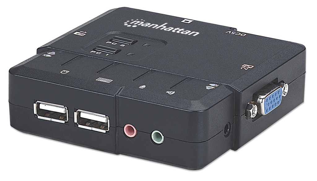 2-Port Compact KVM Switch