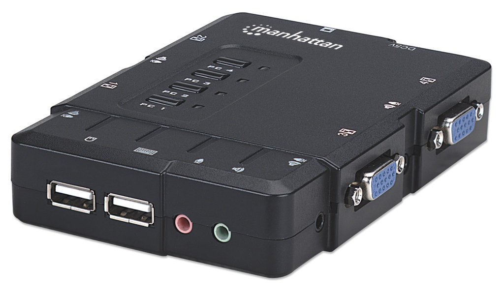 4-Port Compact KVM Switch