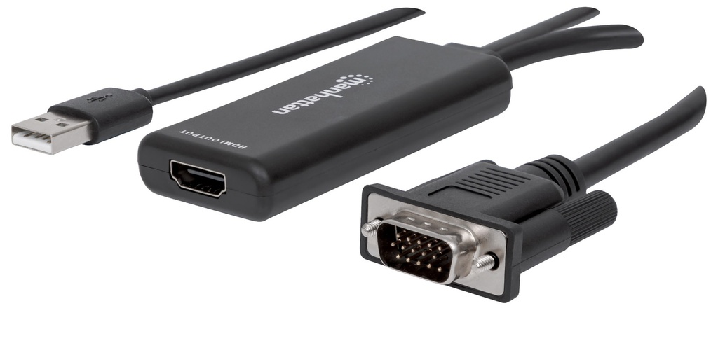 VGA and USB to HDMI Converter