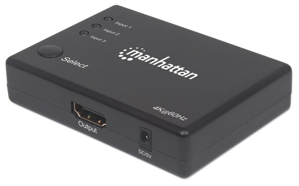 4K Compact 3-Port HDMI Switch