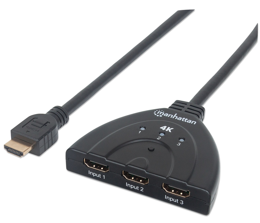 4K 3-Port HDMI Switch