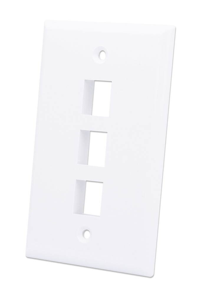 3-Outlet Keystone Wall Plate