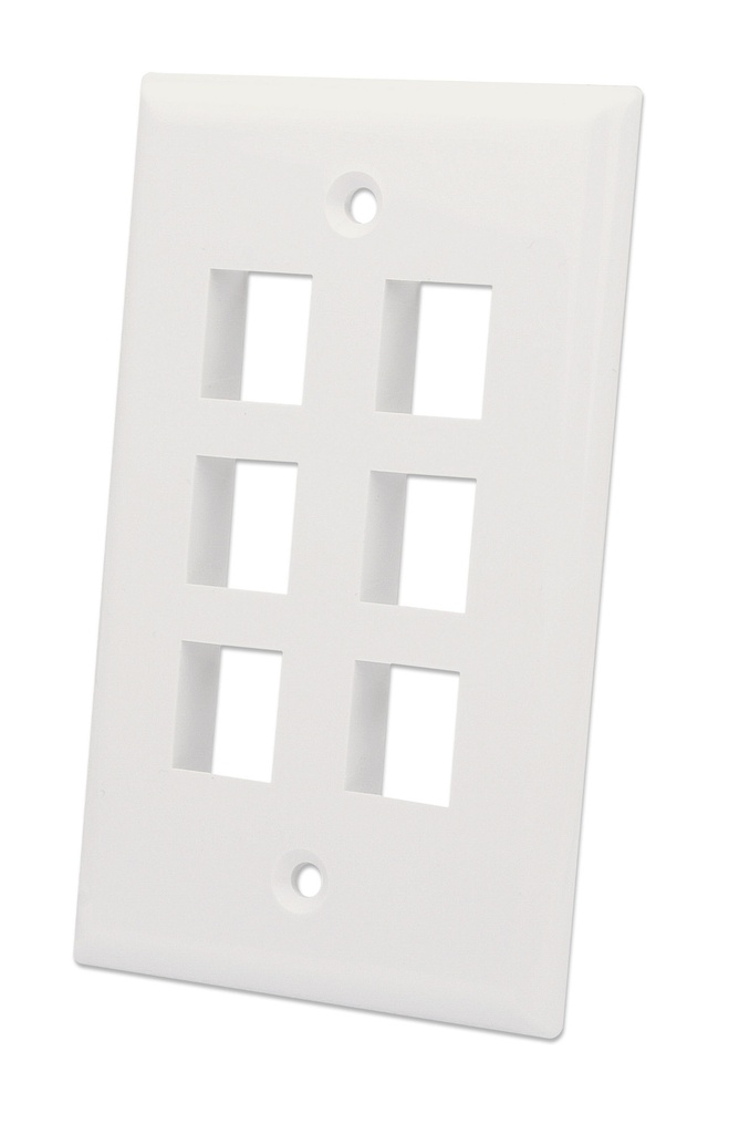 6-Outlet Keystone Wall Plate