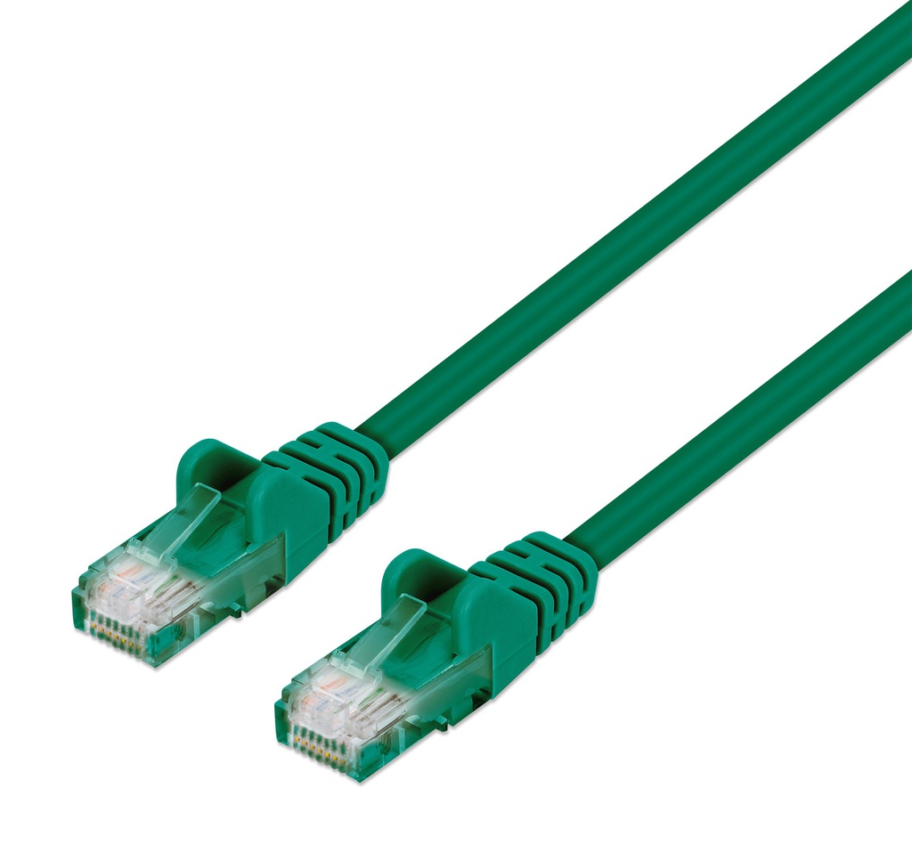 1ft Green Cat6 Slim Patch Cable