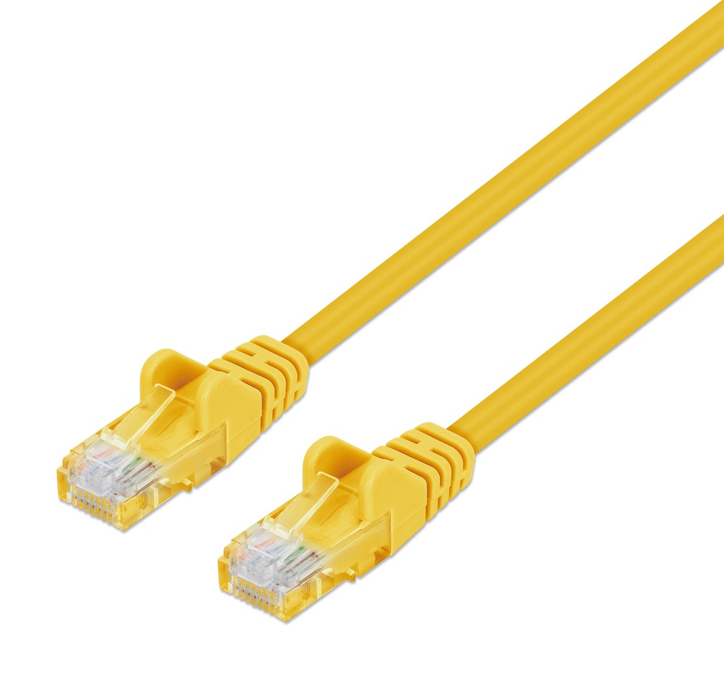 1ft Yellow Cat6 Slim Patch Cable