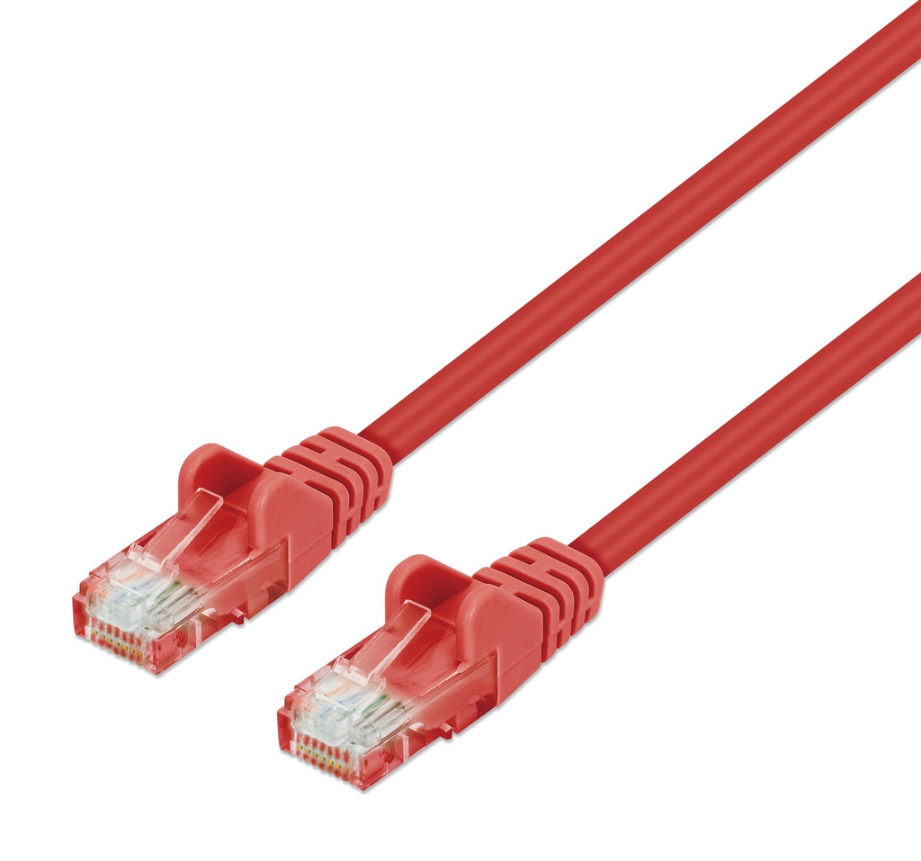 1ft Red Cat6 Slim Patch Cable