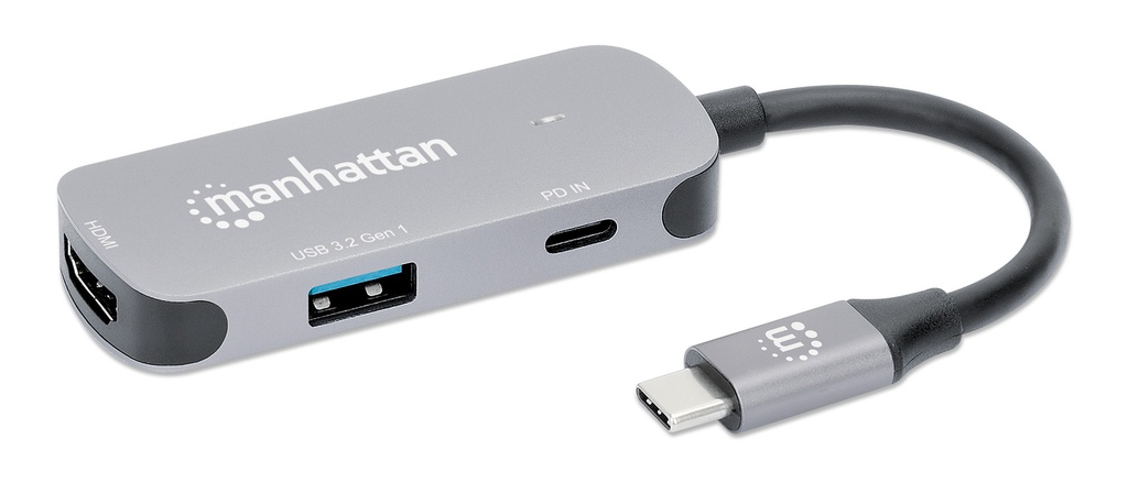 USB-C to HDMI 3-in-1 Docking Converter with Power Delivery