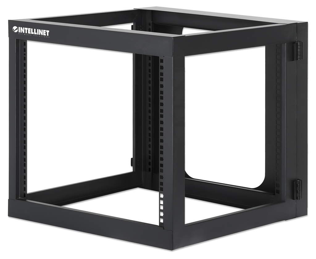 19" Open Frame Rack, 9U, 23.8 in. (600mm)Depth, Assembled, Black