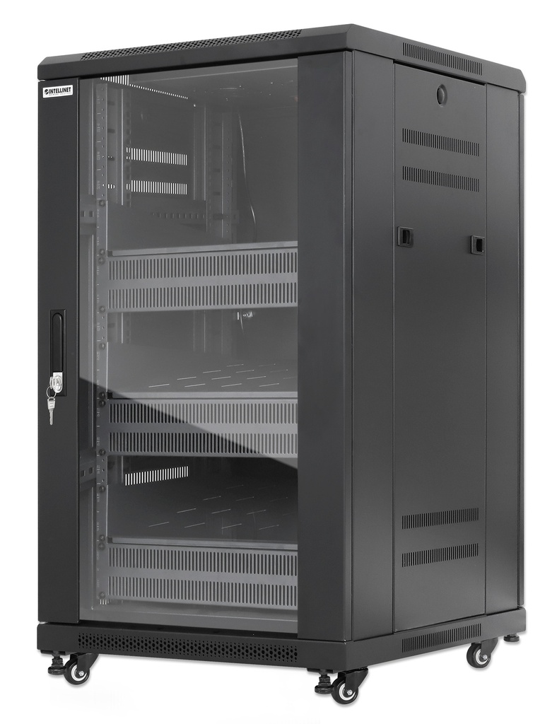 18U Pro Line Network Cabinet with Integrated Fans