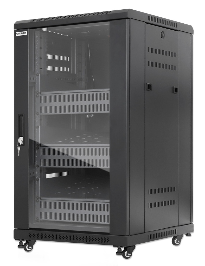 Pro Line Network Cabinet with Integrated Fans, 18U
