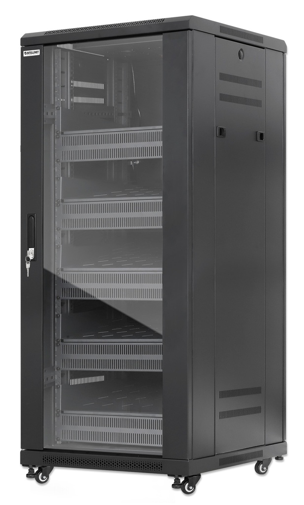 27U Pro Line Network Cabinet with Integrated Fans