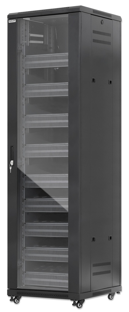 42U Pro Line Network Cabinet with Integrated Fans