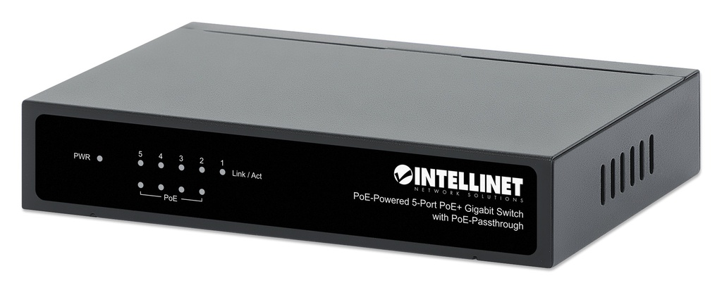 10-Port PoE+ Switch with 8 Fast Ethernet Ports and 2 FE Uplinks