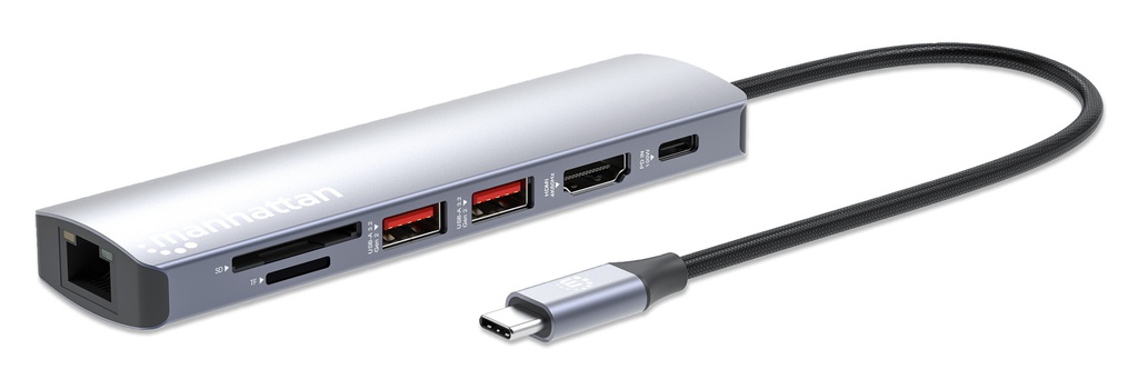 USB-C PD 7-in-1 4K Docking Station / Multiport Hub