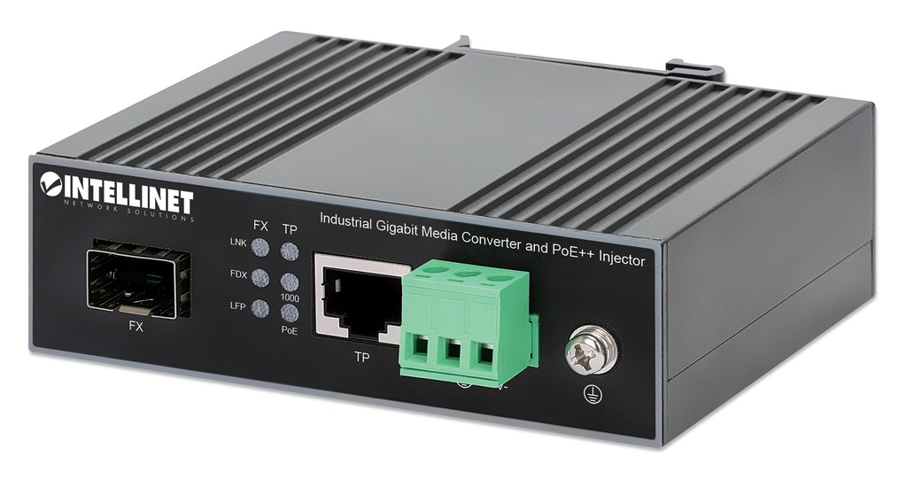 1G to SFP Media Converter, BT PoE Output