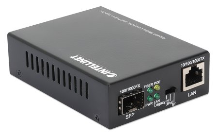 Gigabit Media Converter and PoE++ Injector