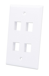 [772440] 4-Outlet Keystone Wall Plate
