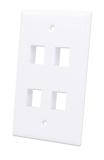 [772440] 4-Outlet Keystone Wall Plate