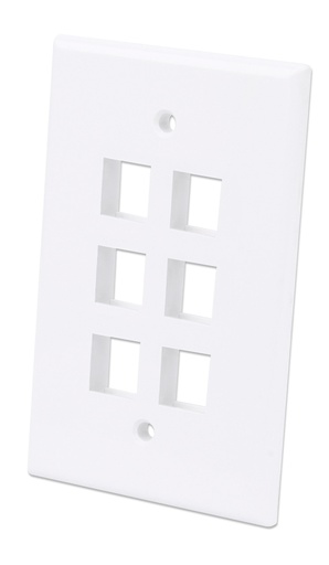 [772556] 6-Outlet Oversized Keystone Wall Plate