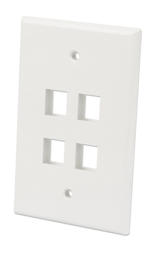 [772594] 4-Outlet Oversized Keystone Wall Plate