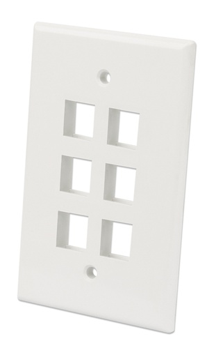 [772600] 6-Outlet Oversized Keystone Wall Plate