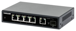 [561822] 5-Port Gigabit Ethernet PoE+ Switch with SFP Port