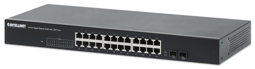 [561877] 24-Port Gigabit Ethernet Switch with 2 SFP Ports