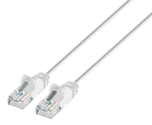 [751520] 5ft White Cat6 Slim Patch Cable