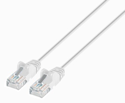 [744065] Cat6a U/UTP Slim Network Patch Cable, 5 ft., White