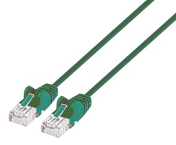[744119] Cat6 U/UTP Slim Network Patch Cable, 1.5 ft., Green