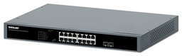 [561983] 16-Port Gigabit Ethernet PoE+ Switch with 2 SFP Ports