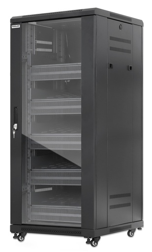 [716239] 27U Pro Line Network Cabinet with Integrated Fans