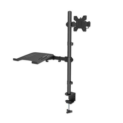 [462136] Desktop Combo Mount with Monitor Arm and Laptop Stand