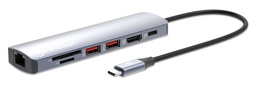 [153966] USB-C PD 7-in-1 4K Docking Station / Multiport Hub