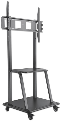 [461665] Ultra Heavy-Duty Height-Adjustable TV Cart