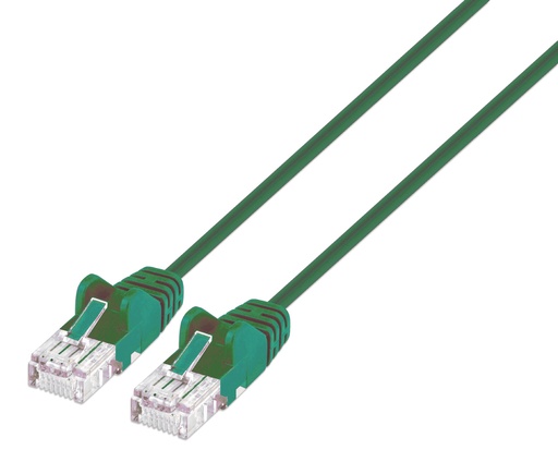 [745710] 0.5ft Green Cat6 Slim Patch Cable 