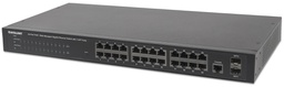 [560559] 24-Port Gigabit Ethernet PoE+ Web-Managed Switch with 2 SFP Ports