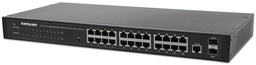 [560917] 24-Port Web-Managed Gigabit Ethernet Switch with 2 SFP Ports