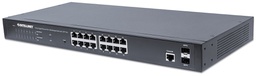 [561198] 16-Port Gigabit Ethernet PoE+ Web-Managed Switch with 2 SFP Ports