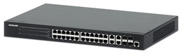 [561426] 24-Port Gigabit Ethernet PoE+ Web-Managed Switch with 4 Gigabit Combo Base-T/SFP Ports