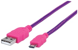 [352758] Braided Hi-Speed USB Micro-B Device Cable